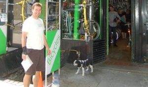 bert cebular founder of nycewheels folding bike store