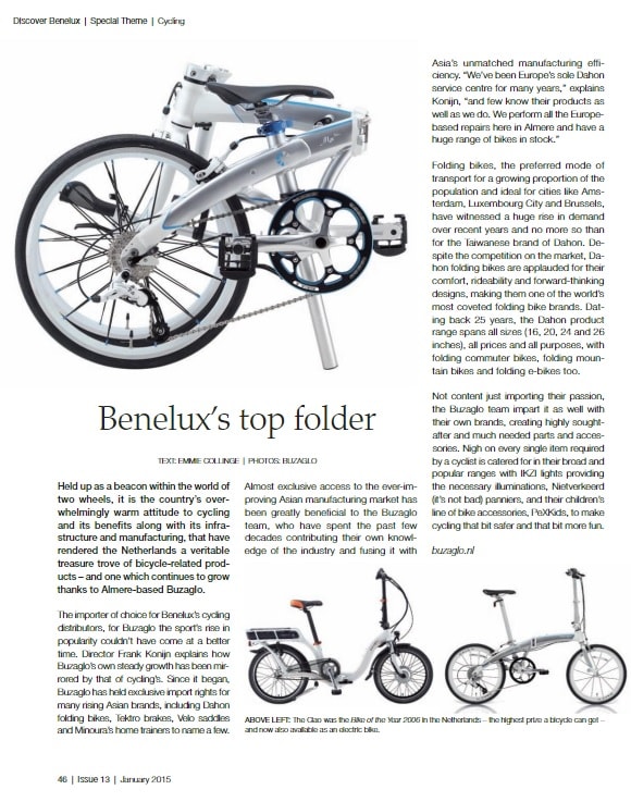 DAHON Mu SL and Ciao in Discover Benelux