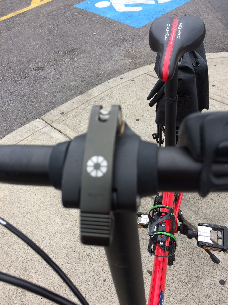 folding bicycle handlebars